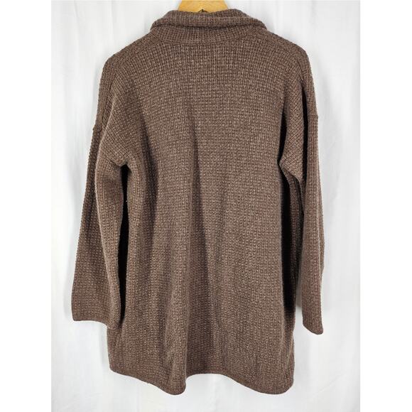 MADEWELL WOMEN'S MERINO WOOL BLEND CARDIGAN SWEATER – SIZE SMALL – OVERSIZED FIT - Picture 2 of 11